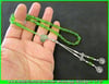 Ateş Kehribar Tesbih 6*10 mm Barmen Minik