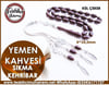 SIKMA KEHRİBAR TESBİH 6*10,5 mm YEMEN KAHVESİ