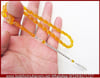 SIKMA KEHRİBAR TESBİH 6x10 mm BAL KÖPÜĞÜ