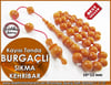 Sıkma Kehribar Tesbih 10*12 mm Kayısı Tonda Burgaçlı