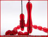 Alman Cherry Amber Kehribar Tesbih 9*12 mm Kiraz Mevsimi 