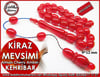 Alman Cherry Amber Kehribar Tesbih 9*12 mm Kiraz Mevsimi 