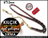 Altın Püskül Çalışma Eski Alman Sıkma Kehribar Tesbih Kılçık 