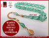ZAR KEHRİBAR TESBİH 6x11 mm ALTIN KOZALI BABİEL