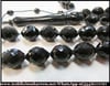 ONİX TAŞ TESBİH 10x12 mm FASETALI KARA ELMAS