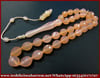 PEMBE KUVARS TAŞ TESBİH 10x13 mm FASETALI BANYABAŞI