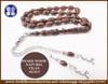 YILAN AĞACI TESBİH 7x11.5 mm NATUREL SNAKEWOOD