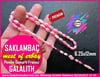 Galanit TesbihTM13465Mustafa Erbay Usta El İşçilikli Tespih | Pembe Galalith, Beyzi Kesim, Özel Çalışma 