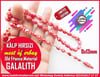 Galanit TesbihTM13911Mustafa Erbay Usta İşçilikli Tespih | Eski Galalith, Sedefli Kırmızı Beyaz, Beyzi Kesim, 