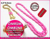Orjinal Altın Püsküllü Kapsül Kesim Pembe Katalin Tesbih Ömrüm Ömrüne