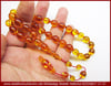 Özel Çalışma Altın Sarısı Ateş Kehribar Tesbih Şehr-i Samsun