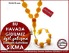 Özel Çalışma Damardan Sıkma Kehribar Tesbih Bu Havada Gidilmez