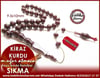 Özel Çalışma Koyu Bordo Sığırcık Sıkma Kehribar Tesbih Kiraz Kurdu 