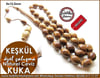 Özel Çalışma Naturel Kuka Cevizi Tesbih Keşkül