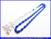 Özel İpek Püskül Flexiglass Tesbih 7*12 mm Nazar Boncuğu 