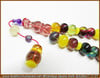 Özel İşçilik Color Mix Sıkma Kehribar Tesbih 11*14 mm Masaldan Öte 