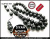 Özel İşçilik Eski Jaguar Katalin Tesbih 11,5*12 mm Siyah Nokta