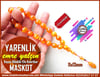 Efe Maskot TesbihlerTM12423Özel İşçilik Kaysı Renk Sıkma Kehribar Tespih Bileklik Efe Maskot Tesbih YarenlikÖzel İşçilik Kaysı Renk Sıkma Kehribar Tespih Bileklik Efe Maskot Tesbih Yarenlik