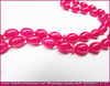 Özel İşçilik Magenta Katalin Tesbih 7*11 mm Mühr-ü Kalp 
