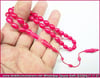 Özel İşçilik Magenta Katalin Tesbih 7*11 mm Mühr-ü Kalp 