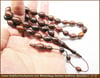 Özel İşçilik Naturel Yılan Ağacı Snakewood Tesbih Karadağın Kör Yılanı 