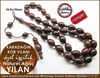Özel İşçilik Naturel Yılan Ağacı Snakewood Tesbih Karadağın Kör Yılanı 