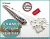 Özel İşçilikli Dik Kesme Ateş Kehribar Tesbih 6*10 mm Tekamül 