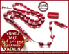 Özel Premium Çalışma Damarlı Vişne Eski Alman Katalin Tesbih Vişneli Tart