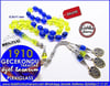 Özel Tasarım Taraftarsal Ankaragücü Sarı Lacivert Plexiglass Tesbih 1910 Gecekondu