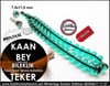 Özgün Tasarım Bileklik Tekersel Yeşil Sıkma Kehribar Tesbih Kaan Bey