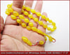 Özgün Tasarım Sarı Sıkma Kehribar Tesbih Urfalıyam Ezelden 