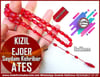 Ateş Kırmızı Ton TesbihlerTM12152Sıralı Sistem Kapsül Kesim Saydam Kırmızı Ateş Kehribar Tesbih Kızıl EjderSıralı Sistem Kapsül Kesim Saydam Kırmızı Ateş Kehribar Tesbih Kızıl Ejder