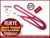 99luk Dua Ve Namaz TesbihatlarıTM11333Tesbih Sıkma Kehribar 99luk Vişne Damarlı Basık Kesim Gümüş  Püskül Dua Tesbihatı Rukye Tesbih Sıkma Kehribar 99luk Vişne Damarlı Basık Kesim Gümüş  Püskül Dua Tesbihatı Rukye 