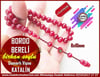 Katalin Ve Bağa TesbihlerTM12779Tespih Katalin Bürokrat Boy Damarlı Vişne Basık Kesim Bordo Bereli TesbihTespih Katalin Bürokrat Boy Damarlı Vişne Basık Kesim Bordo Bereli Tesbih