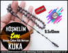 Kuka Ağacı TesbihlerTM13178Tespih Kuka I Gümüş Çakım Küre Kesim Siyah Höşmelim TesbihTespih Kuka Çeşm-i Selina Gümüş Çakma Gümüş Püskül Bezirgan Tesbih