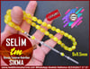 Hareli Damarlı Sarı Kehribar TesbihlerTM12663Tespih Sıkma Kehribar Beyzi Kesim Sarı Damarlı Selim TesbihTespih Sıkma Kehribar Beyzi Kesim Sarı Damarlı Selim Tesbih