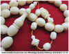 Üst Düzey İşçişikli Damla Görünümlü Özel Çalışma Fransız Sıkması Galalith Tesbih Yoğurtlu Sarımsaklı
