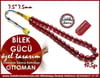 Yuvarlak Kesim Damarlı Osmanlı Sıkma Kehribar Tesbih Bilek Gücü