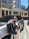HR-1211H&R ButikKyl - Ewa Çizgili Şallı Şifon Abaya