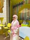 HR-1212H&R ButikKyl - Mosa Viskon Şallı Abaya Pembe