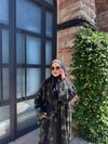HR-1229H&R ButikKyl- Neva Yeşil Şallı Abaya