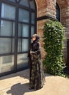 HR-1229H&R ButikKyl- Neva Yeşil Şallı Abaya