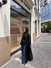 HR-1095H&R ButikPol - Nura Abaya Siyah
