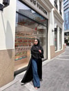 HR-1095H&R ButikPol - Nura Abaya Siyah