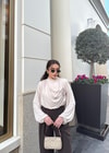 Body-1H&R ButikGül Detaylı Body Bej