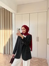 HR-0492H&R ButikBel-Flow Puantiyeli Ceket