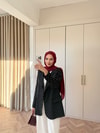 HR-0492H&R ButikBel-Flow Puantiyeli Ceket