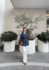Ceket-132H&R ButikJolie Seyyar Kuşaklı Ceket