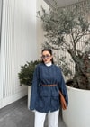 Ceket-132H&R ButikJolie Seyyar Kuşaklı Ceket