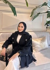 Ceket-131H&R ButikKuşgözlü Vera Ceket Siyah